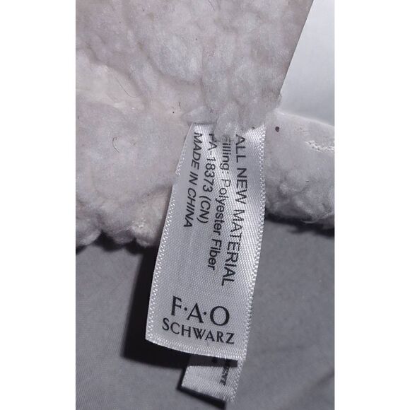 FAO Schwarz Llama Pillow Plush Alpaca Lamb Doll Realistic 16" x 19" - Picture 9 of 11